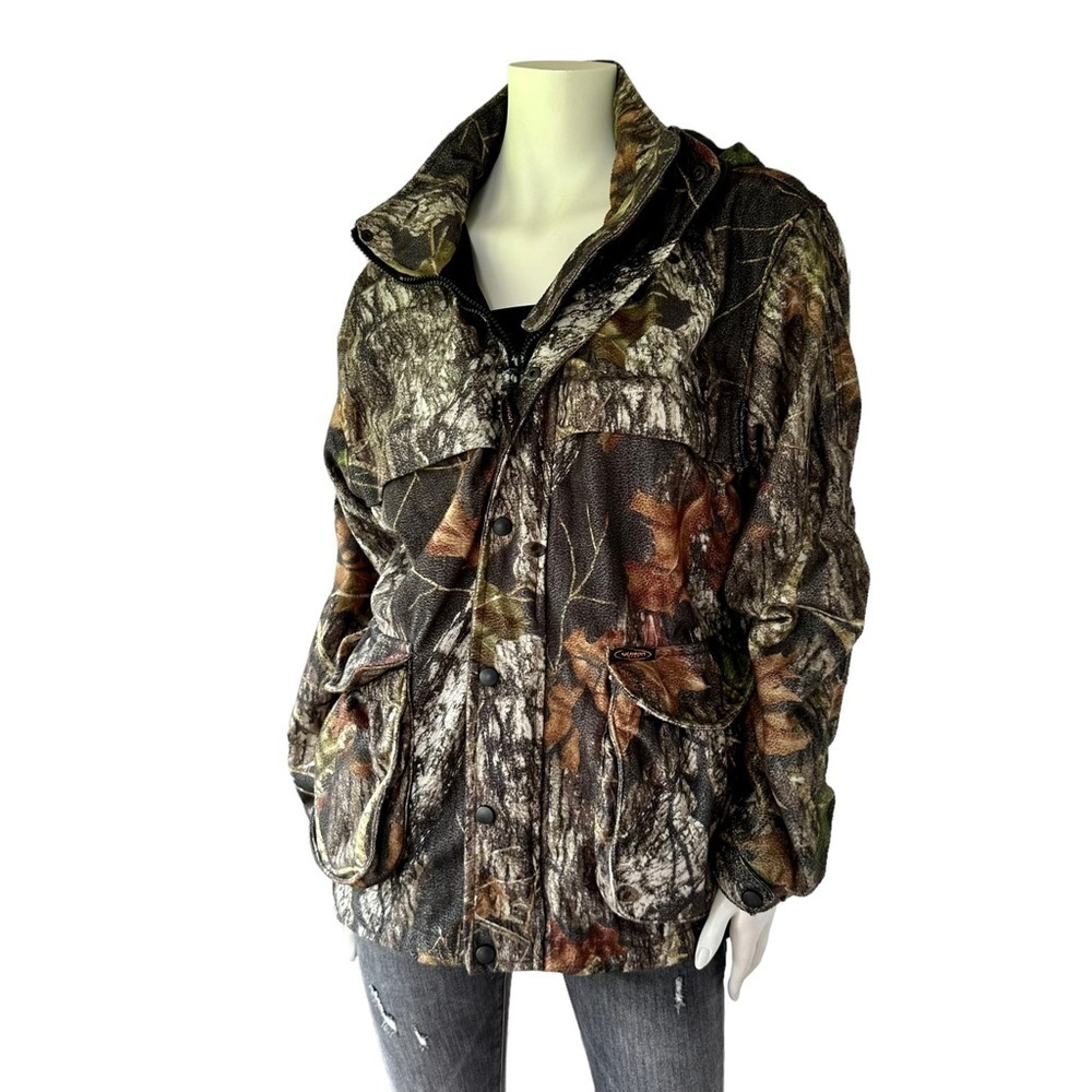 Camo Oversized Yukon Gear Tech Jacket